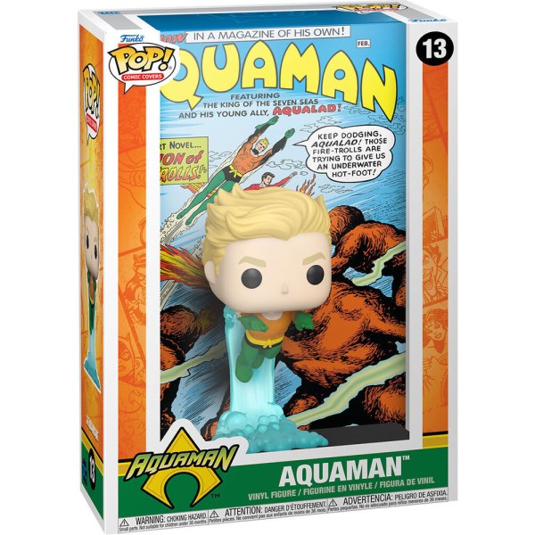 POP! 13 figure Copertina del fumetto DC Comics Aquaman