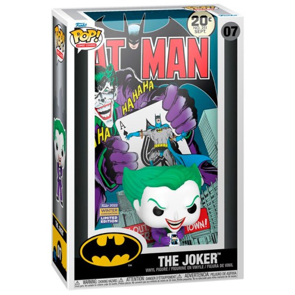 POP! 07 figura Comic Cover Batman The Joker Esclusiva