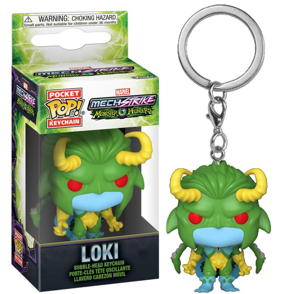 Portachiavi Pocket POP Marvel Monster Hunters Loki