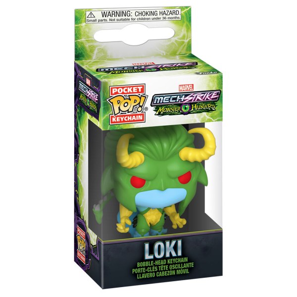 Portachiavi Pocket POP Marvel Monster Hunters Loki