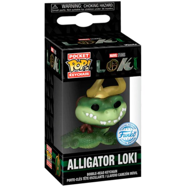 Portachiavi Pocket POP Marvel Loki Alligator Loki
