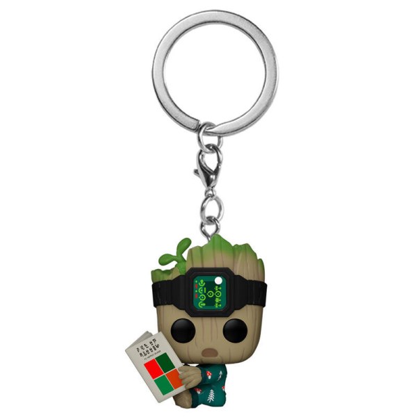 Portachiavi Pocket POP Marvel Io sono Groot - Groot con tutina