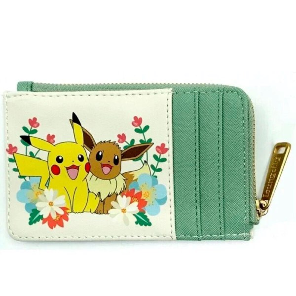 Porta carte Loungefly Pikachu & Eevee Floral