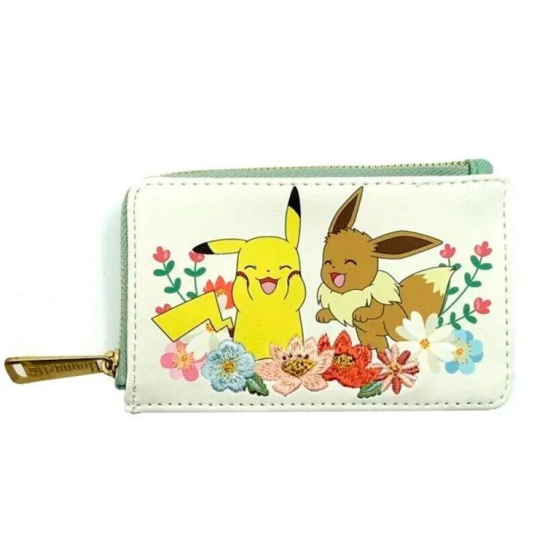 Porta carte Loungefly Pikachu & Eevee Floral