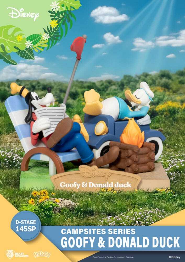 diorama Disney PVC D-Stage Campsite Series Paperino e Paperino Edizione Speciale 10 cm