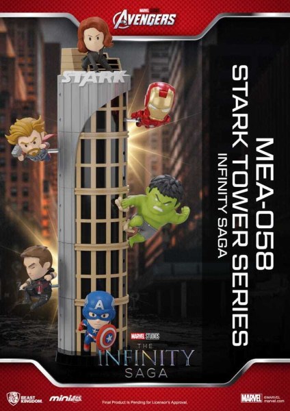 Marvel Mini Egg Attack The Infinity Saga Stark Tower Series Figure Assortite 12 cm (6)