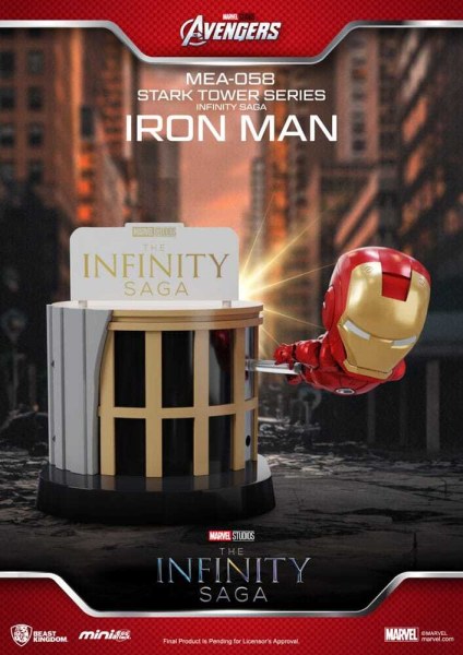 Marvel Mini Egg Attack The Infinity Saga Stark Tower Series Figure Assortite 12 cm (6)