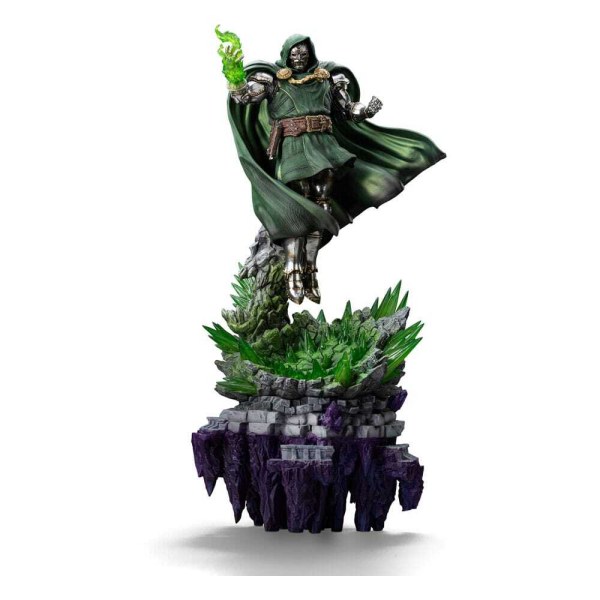 Statuetta Diorama The Infinity Gauntlet Marvel Legends 1/10 Art Scale Infinity Doctor Doom Deluxe Edition 42 cm