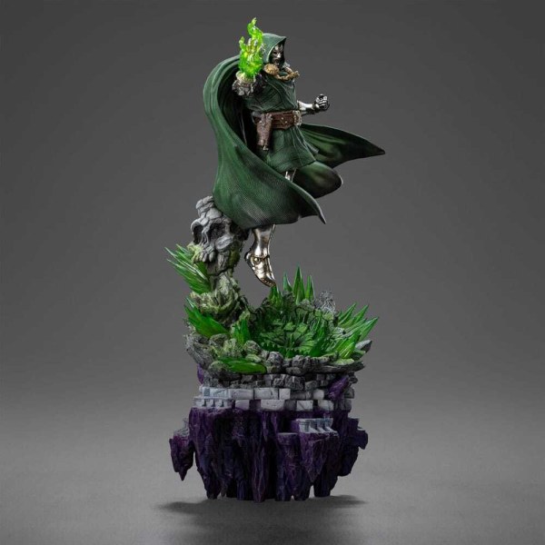 Statuetta Diorama The Infinity Gauntlet Marvel Legends 1/10 Art Scale Infinity Doctor Doom Deluxe Edition 42 cm