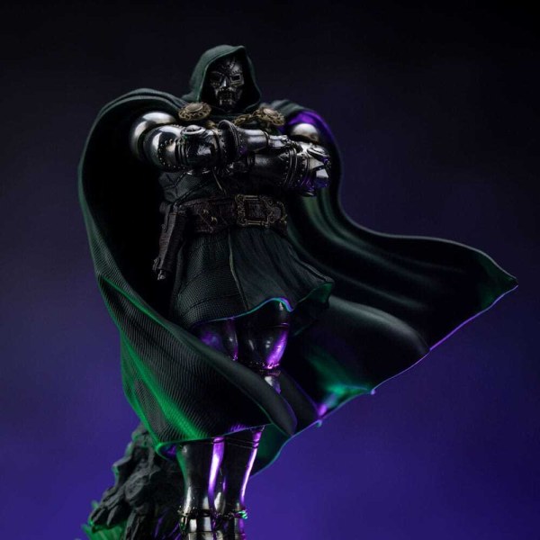 Statuetta Diorama The Infinity Gauntlet Marvel Legends 1/10 Art Scale Infinity Doctor Doom Deluxe Edition 42 cm