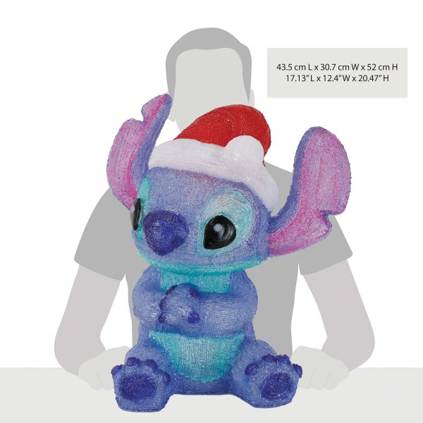 STATUINA LUMINOSA IN ACRILICO STITCH - Disney D56