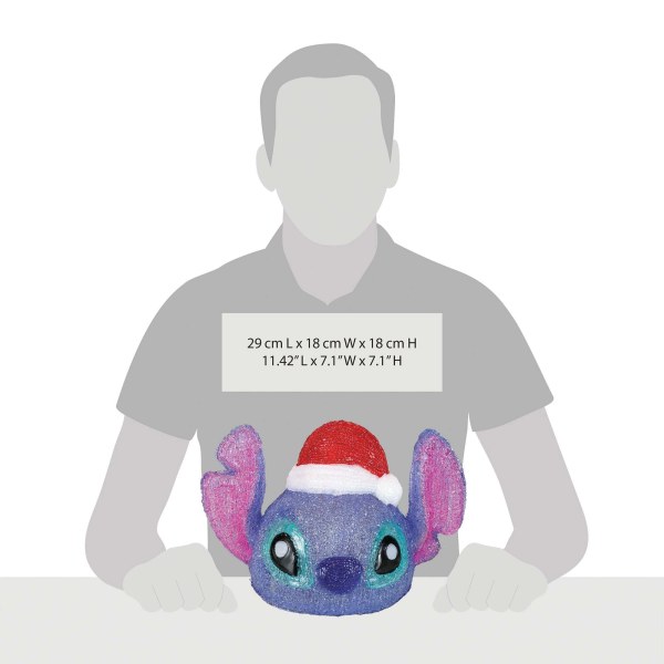 FIGURINA LUMINOSA CON TESTA DI STITCH - Disney D56