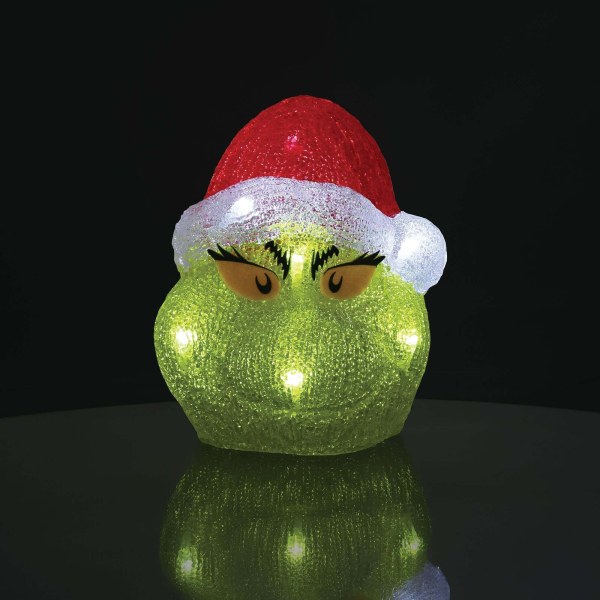 FIGURINA TESTA LUMINOSA GRINCH - Disney D56