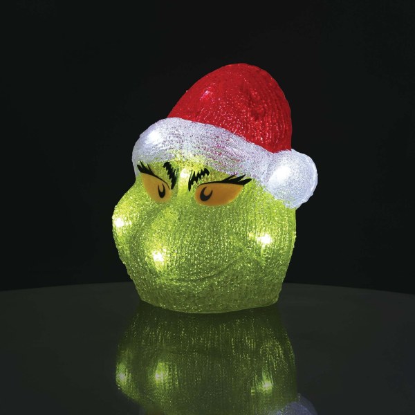 FIGURINA TESTA LUMINOSA GRINCH - Disney D56