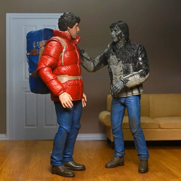 UN LUPO MANNARO AMERICANO A LONDRA – ACTION FIGURE IN SCALA 7" - JACK E DAVID CONFEZIONE DA 2