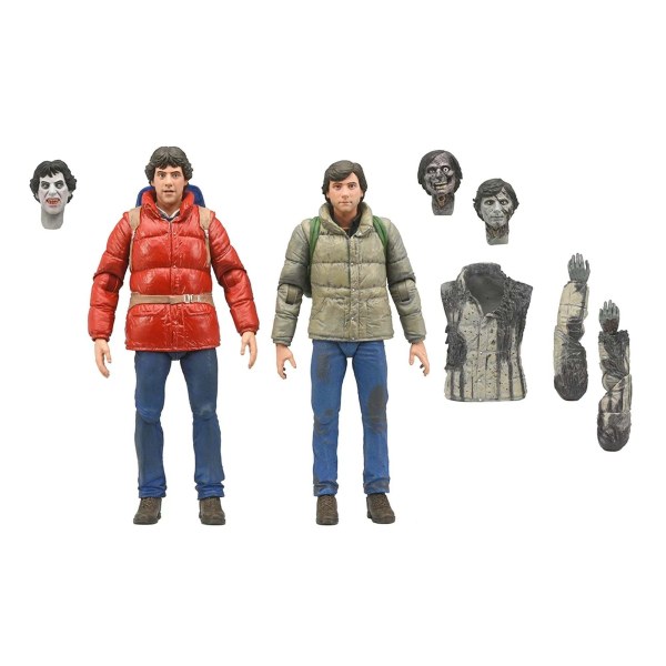 UN LUPO MANNARO AMERICANO A LONDRA – ACTION FIGURE IN SCALA 7" - JACK E DAVID CONFEZIONE DA 2