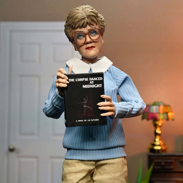 LA DONNA IN GIALLO - ACTION FIGURE VESTITA DA 8" - JESSICA FLETCHER