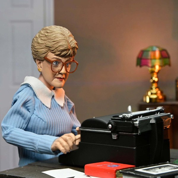 LA DONNA IN GIALLO - ACTION FIGURE VESTITA DA 8" - JESSICA FLETCHER
