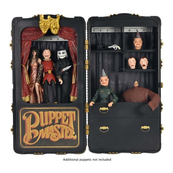 MAESTRO BURATTIERE - ACTION FIGURE IN SCALA 7" - DONNA SANGUISUGA E MARIONETTE DI TOULON, CONFEZIONE DA 2