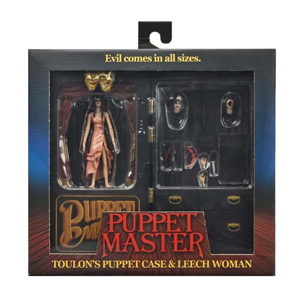 MAESTRO BURATTIERE - ACTION FIGURE IN SCALA 7" - DONNA SANGUISUGA E MARIONETTE DI TOULON, CONFEZIONE DA 2