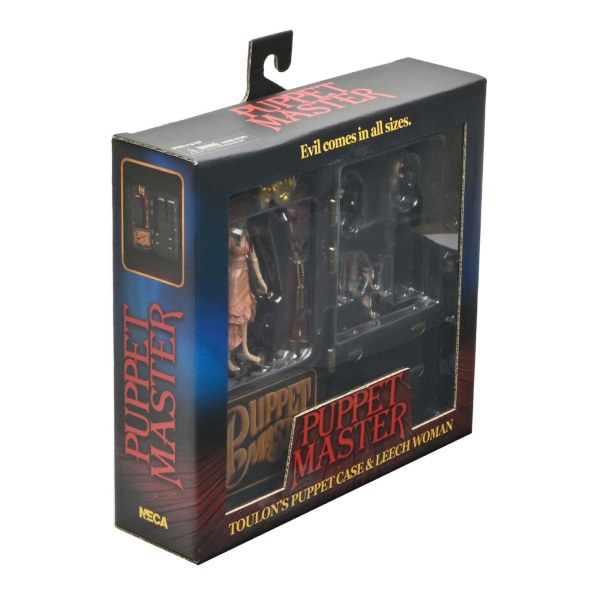 MAESTRO BURATTIERE - ACTION FIGURE IN SCALA 7" - DONNA SANGUISUGA E MARIONETTE DI TOULON, CONFEZIONE DA 2