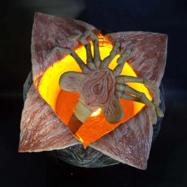 ALIEN – REPLICA IN SCHIUMA – UOVO A GRANDEZZA NATURALE E FACEHUGGER