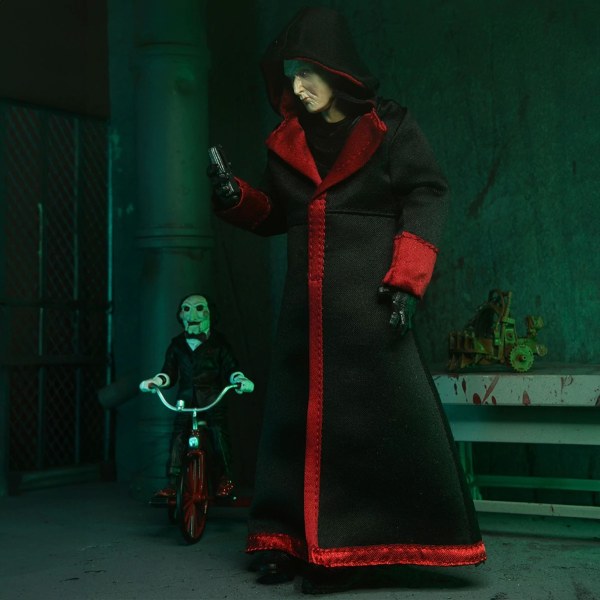 SAW (FRANCHISE) - ACTION FIGURE DA 7" IN SCALA - ULTIMATE JIGSAW KILLER (ABITO NERO)