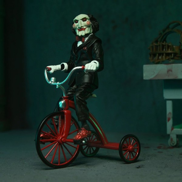 SAW (FRANCHISE) - ACTION FIGURE DA 7" IN SCALA - ULTIMATE JIGSAW KILLER (ABITO NERO)