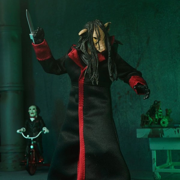 SAW (FRANCHISE) - ACTION FIGURE DA 7" IN SCALA - ULTIMATE JIGSAW KILLER (ABITO NERO)