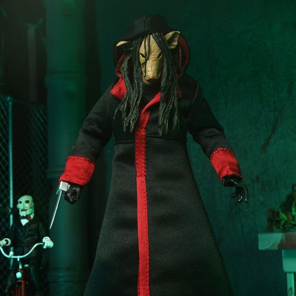 SAW (FRANCHISE) - ACTION FIGURE DA 7" IN SCALA - ULTIMATE JIGSAW KILLER (ABITO NERO)