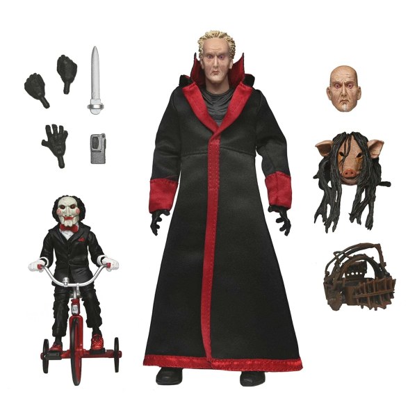 SAW (FRANCHISE) - ACTION FIGURE DA 7" IN SCALA - ULTIMATE JIGSAW KILLER (ABITO NERO)