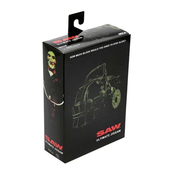 SAW (FRANCHISE) - ACTION FIGURE DA 7" IN SCALA - ULTIMATE JIGSAW KILLER (ABITO NERO)