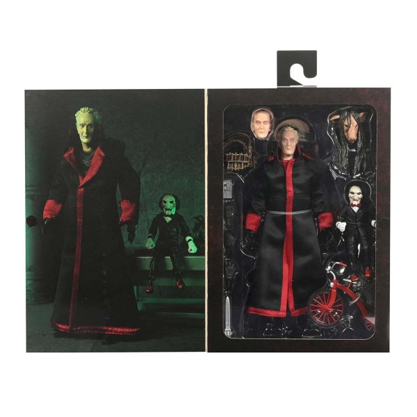 SAW (FRANCHISE) - ACTION FIGURE DA 7" IN SCALA - ULTIMATE JIGSAW KILLER (ABITO NERO)