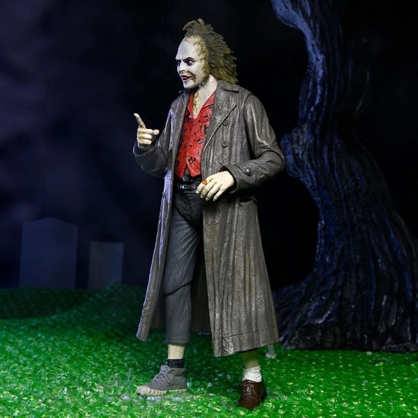 BEETLEJUICE (1988) - ACTION FIGURE DA 7" IN SCALA - ULTIMATE BEETLEJUICE: GUIDA TURISTICA "IL BIO-ESORCISTA"