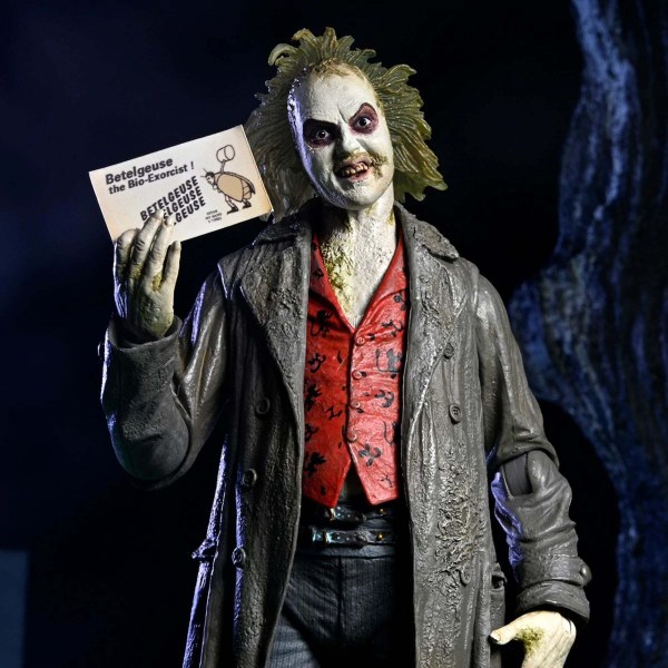 BEETLEJUICE (1988) - ACTION FIGURE DA 7" IN SCALA - ULTIMATE BEETLEJUICE: GUIDA TURISTICA "IL BIO-ESORCISTA"
