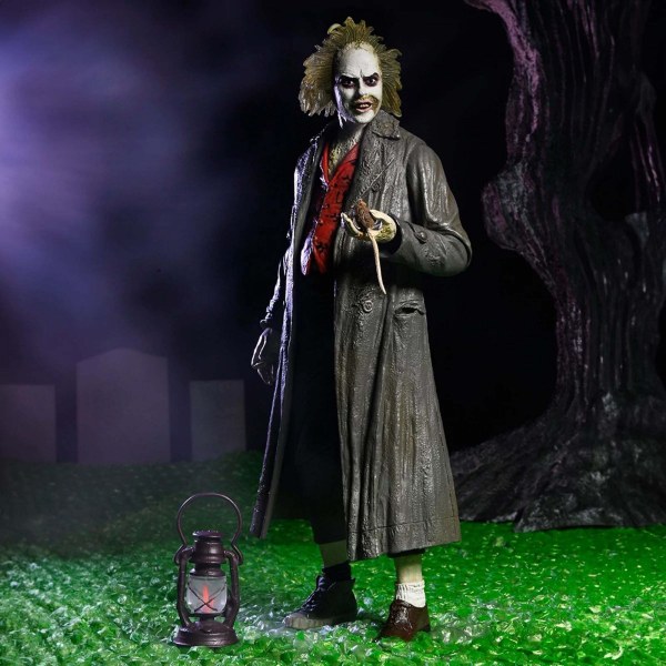 BEETLEJUICE (1988) - ACTION FIGURE DA 7" IN SCALA - ULTIMATE BEETLEJUICE: GUIDA TURISTICA "IL BIO-ESORCISTA"