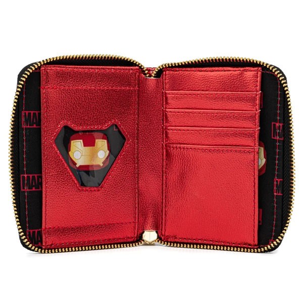 Portafoglio Marvel Loungefly Ironman Head