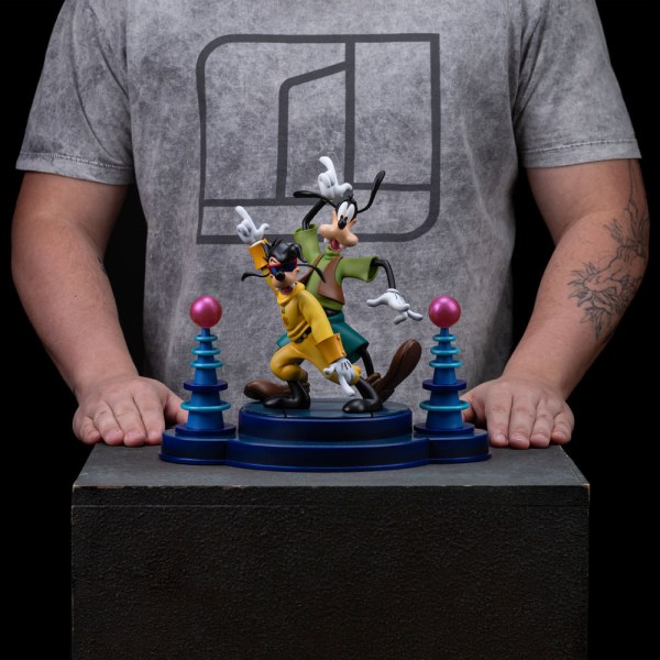 Statuetta Paperino e Max 1/10 Art Scale Paperino e Max 24 cm