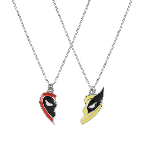 Set 2 collane - Marvel Deadpool e Wolverine