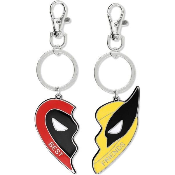 Set 2 portachiavi - Marvel Deadpool e Wolverine