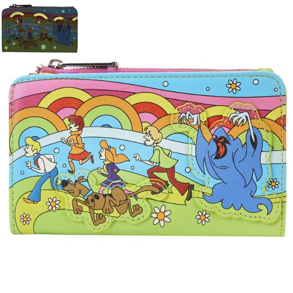 Scooby Doo Loungefly Portafoglio Psychedelic Monster Chase Gitd