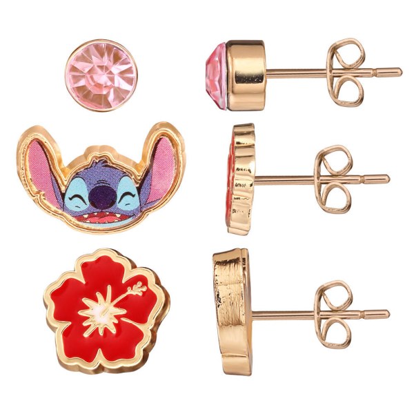 Set di 3 paia di orecchini Stitch - Disney