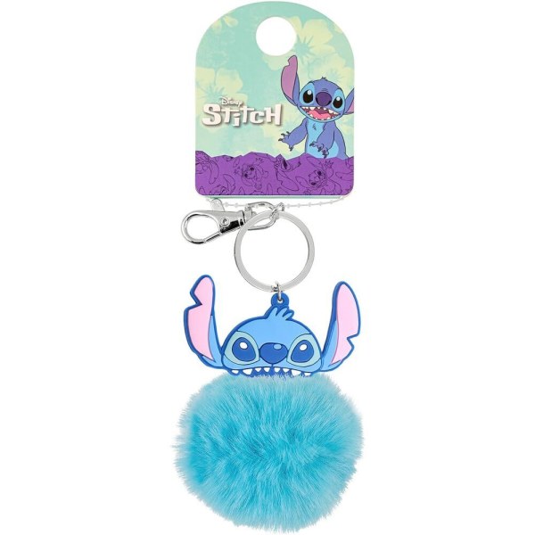 Portachiavi con pompon Stitch - Disney