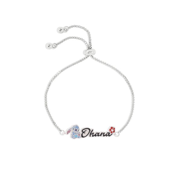 Bracciale Ohana in argento - Disney Stitch