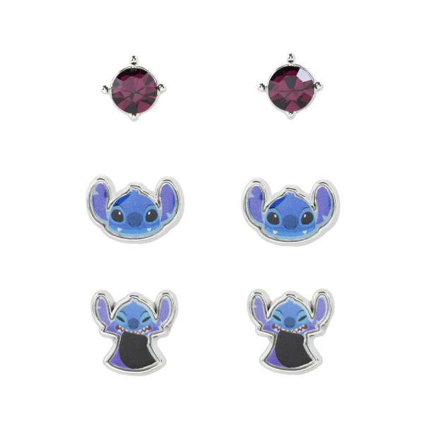 Set 3 paia di orecchini Stitch - Disney