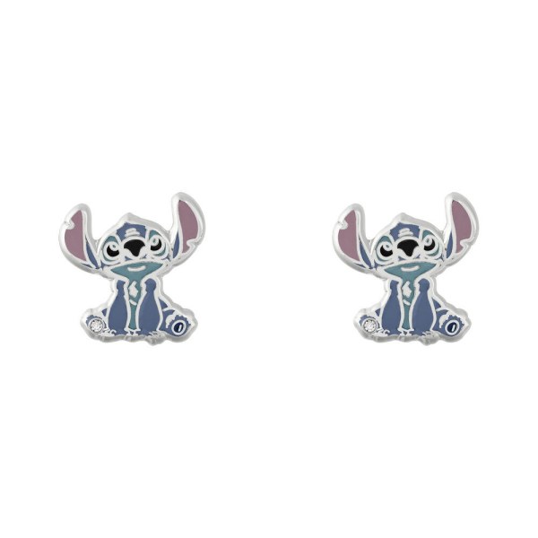 Orecchini + piastra portagioie Stitch - Disney