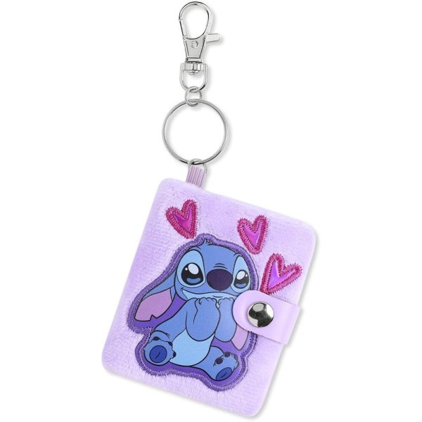 Portachiavi con blocco note rosa soffice Stitch - Disney