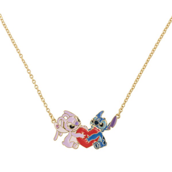 Collana Stitch & Angel - Disney