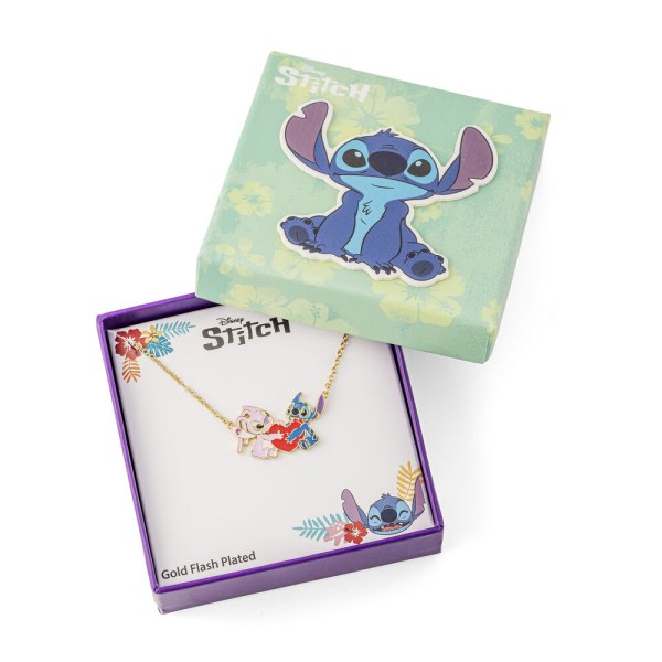 Collana Stitch & Angel - Disney
