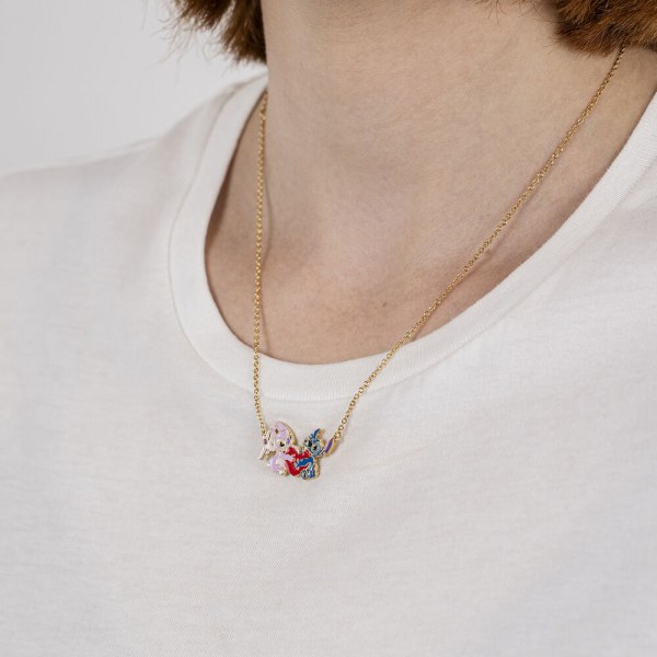 Collana Stitch & Angel - Disney